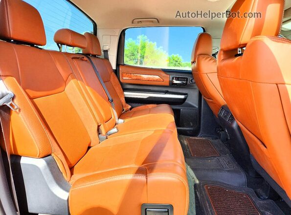 5TFAY5F13KX781004 2019 TOYOTA TUNDRA Brown Widok tylnych siedzeń