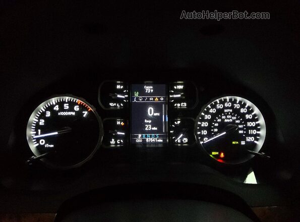 5TFAY5F14MX983871 2021 TOYOTA TUNDRA Серебряный Вид щитка приборов