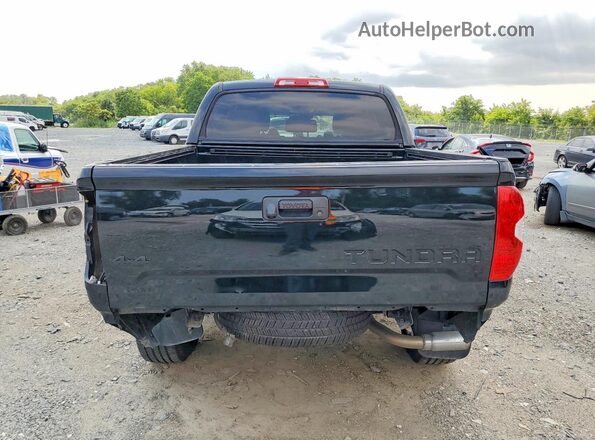 5TFAY5F15KX800281 2019 TOYOTA TUNDRA Black Вид ззаду