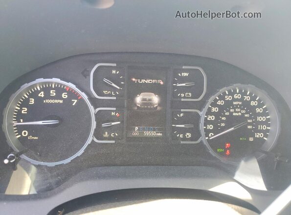 5TFAY5F15LX938775 2020 TOYOTA TUNDRA Черный Вид щитка приборов