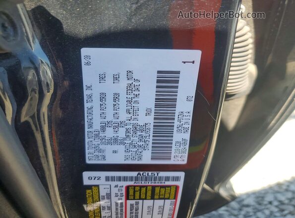 5TFAY5F15LX938775 2020 TOYOTA TUNDRA Черный Вид наклейки с VIN-кодом