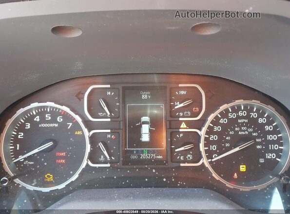 5TFAY5F17KX861941 2019 TOYOTA TUNDRA Gray Vista de los asientos traseros