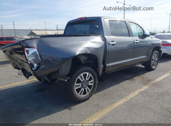 5TFAY5F17KX861941 2019 TOYOTA TUNDRA Gray Trasero derecho