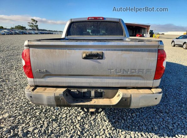 5TFAY5F1XKX831560 2019 TOYOTA TUNDRA Silver Вид ззаду