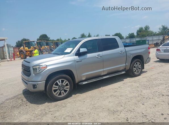 5TFAY5F1XKX839139 2019 TOYOTA TUNDRA Silver Vista tres cuartos delantera izquierda