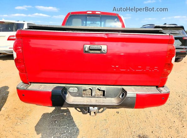 5TFBW5F19GX507548 2016 TOYOTA TUNDRA Red Vista trasera