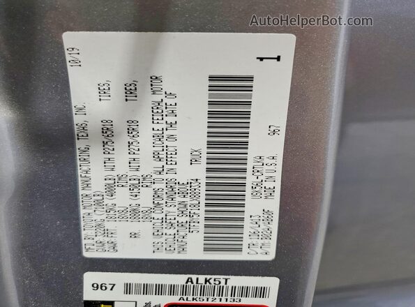 5TFBY5F18LX889334 2020 TOYOTA TUNDRA Silver ძრავის განყოფილების ხედი