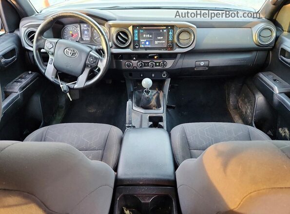 5TFCZ5AN2GX026479 2016 TOYOTA TACOMA Gray წინა პანელის ხედი