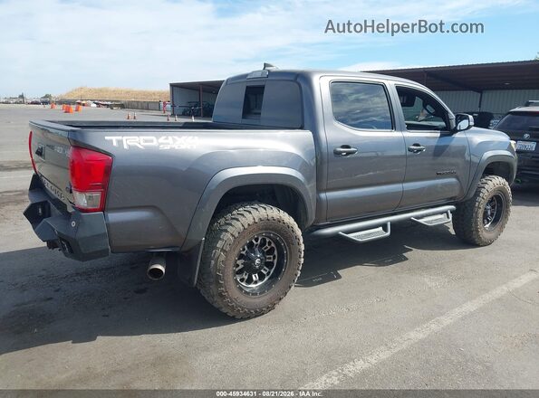 5TFCZ5AN2HX050377 2017 TOYOTA TACOMA Gray Задня права чверть
