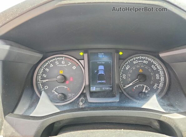 5TFCZ5AN2HX091687 2017 TOYOTA TACOMA Black Instrument cluster view