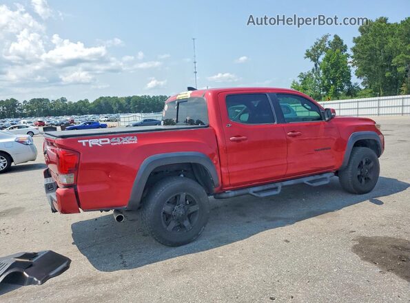 5TFCZ5AN2HX091771 2017 TOYOTA TACOMA Red უკანა მარჯვენა