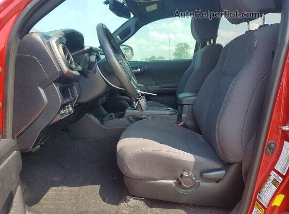 5TFCZ5AN2HX091771 2017 TOYOTA TACOMA Red წინა სალონის ხედი