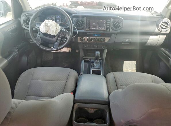 5TFCZ5AN2MX256597 2021 TOYOTA TACOMA Gray Вид щитка приладів