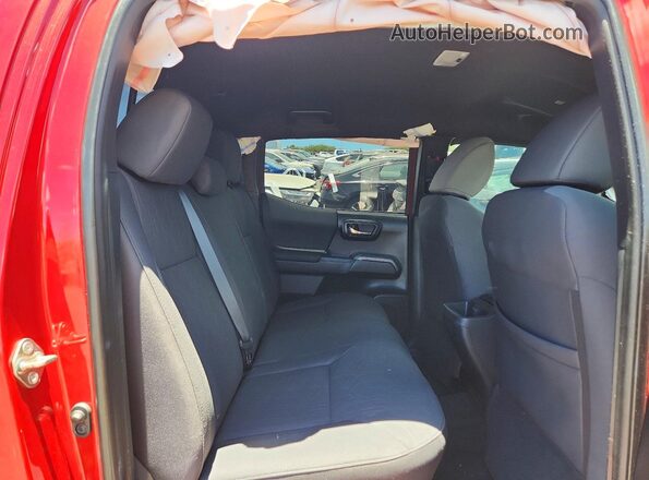5TFCZ5AN3KX204828 2019 TOYOTA TACOMA Красный Вид задних сидений