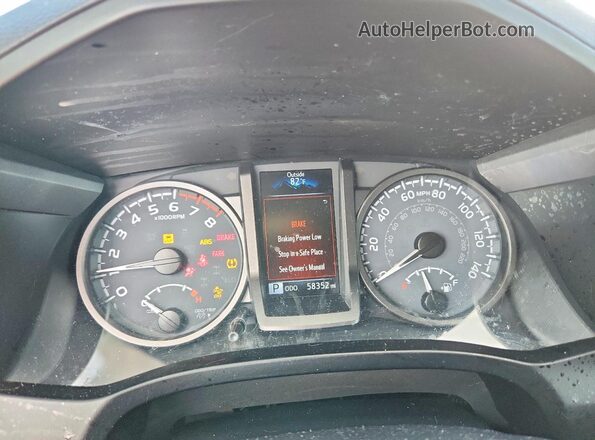 5TFCZ5AN3MX268886 2021 TOYOTA TACOMA White ხელსაწყოთა პანელის ხედი
