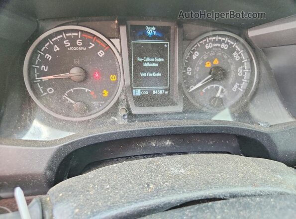 5TFCZ5AN4MX268041 2021 TOYOTA TACOMA Серый Вид щитка приборов