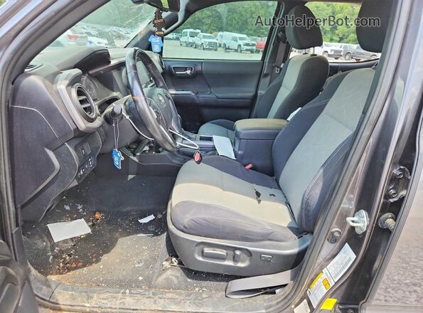 5TFCZ5AN4MX268041 2021 TOYOTA TACOMA Серый Вид салона спереди