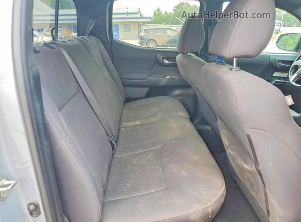 5TFCZ5AN6KX207660 2019 TOYOTA TACOMA Gray უკანა სავარძლების ხედი