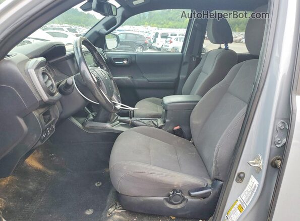 5TFCZ5AN6KX207660 2019 TOYOTA TACOMA Gray წინა სალონის ხედი