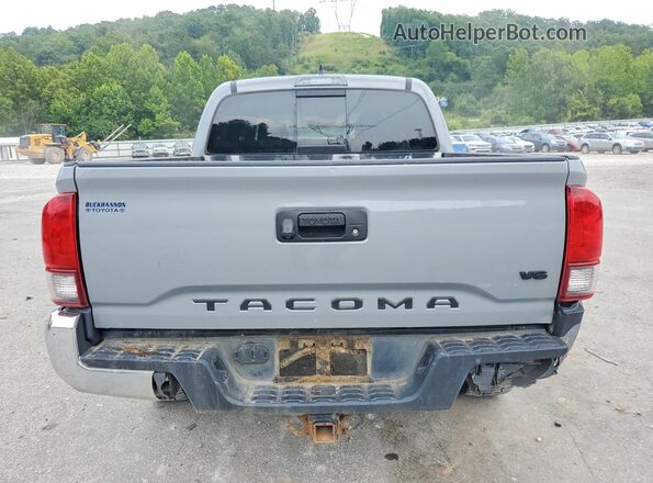 5TFCZ5AN6KX207660 2019 TOYOTA TACOMA Gray უკანა ხედი
