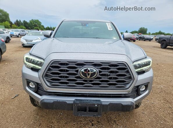 5TFCZ5AN6MX252942 2021 TOYOTA TACOMA Silver Front view