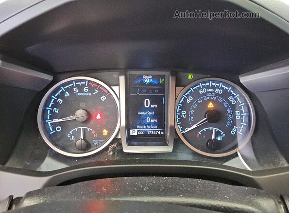 5TFCZ5AN6MX280496 2021 TOYOTA TACOMA White ხელსაწყოთა პანელის ხედი