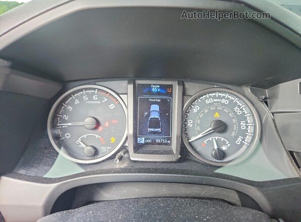 5TFCZ5AN8KX174483 2019 TOYOTA TACOMA Black Вид щитка приладів