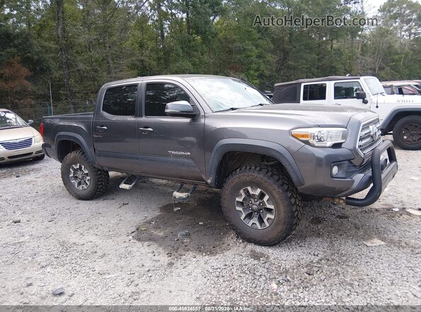 5TFCZ5ANXHX074605 2017 TOYOTA TACOMA Gray Vista interior trasera
