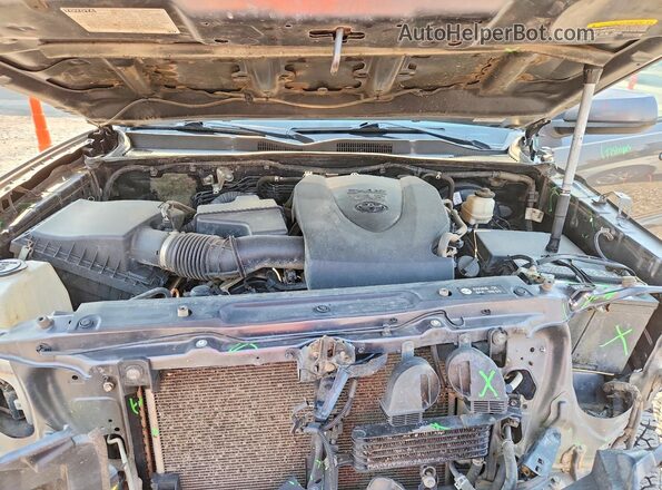 5TFCZ5ANXHX117176 2017 TOYOTA TACOMA Charcoal Widok wnętrza z tyłu