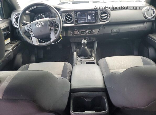 5TFCZ5ANXLX216038 2020 TOYOTA TACOMA Black Widok deski rozdzielczej