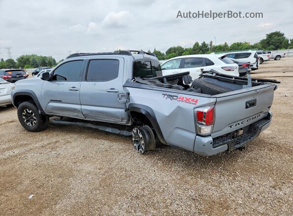 5TFCZ5ANXMX255603 2021 TOYOTA TACOMA Серый Задняя левая четверть