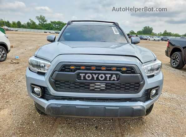 5TFCZ5ANXMX255603 2021 TOYOTA TACOMA Серый Вид спереди
