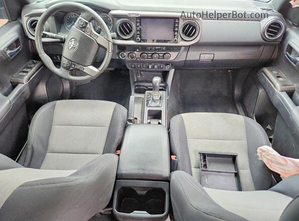 5TFCZ5ANXMX255603 2021 TOYOTA TACOMA Серый Вид панели приборов