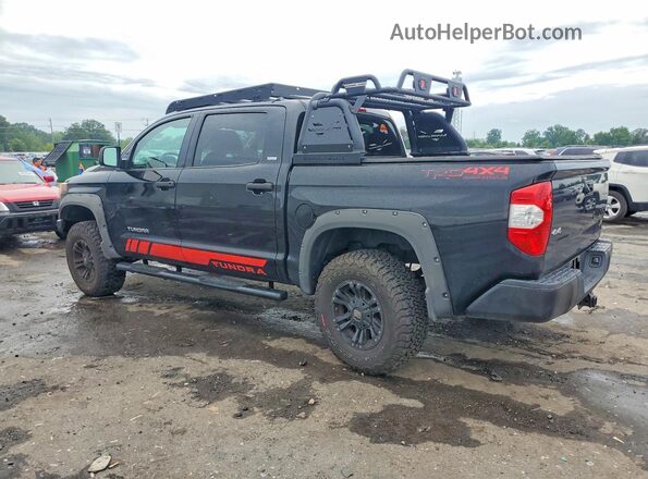 5TFDM5F19JX074819 2018 TOYOTA TUNDRA Black Trasero izquierdo