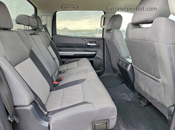 5TFDW5F10HX605636 2017 TOYOTA TUNDRA Silver Вид задніх сидінь