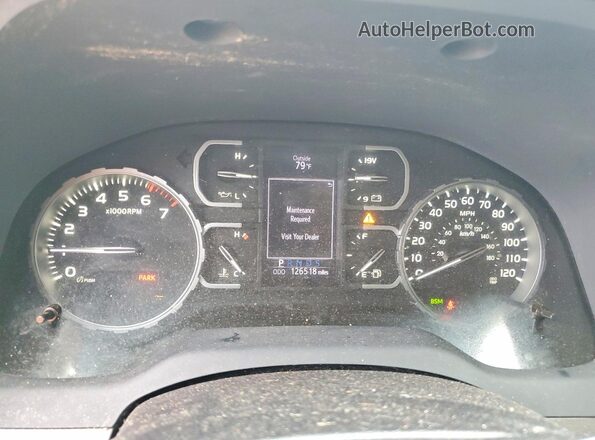 5TFDW5F10KX824877 2019 TOYOTA TUNDRA Gray Vista del cuadro de instrumentos