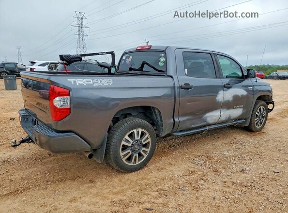 5TFDW5F10KX824877 2019 TOYOTA TUNDRA Gray Trasero derecho