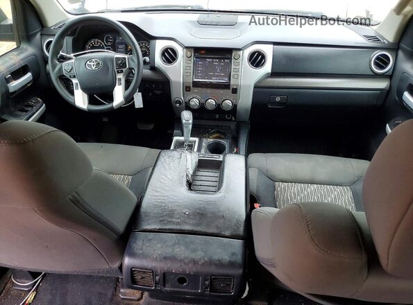5TFDW5F10KX824877 2019 TOYOTA TUNDRA Gray Vista del salpicadero