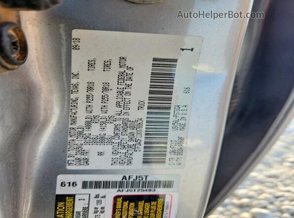 5TFDW5F11KX788634 2019 TOYOTA TUNDRA Silver Widok komory silnika