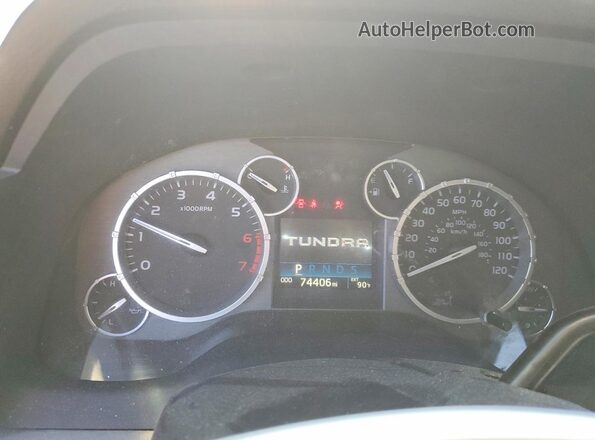 5TFDW5F12HX614760 2017 TOYOTA TUNDRA Gray ხელსაწყოთა პანელის ხედი