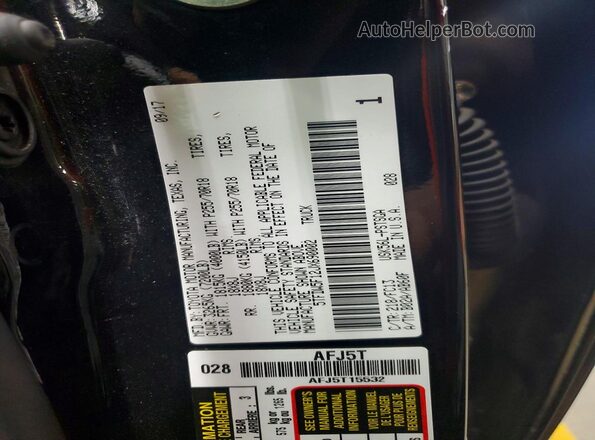 5TFDW5F12JX690002 2018 TOYOTA TUNDRA Black Vista del compartimento del motor