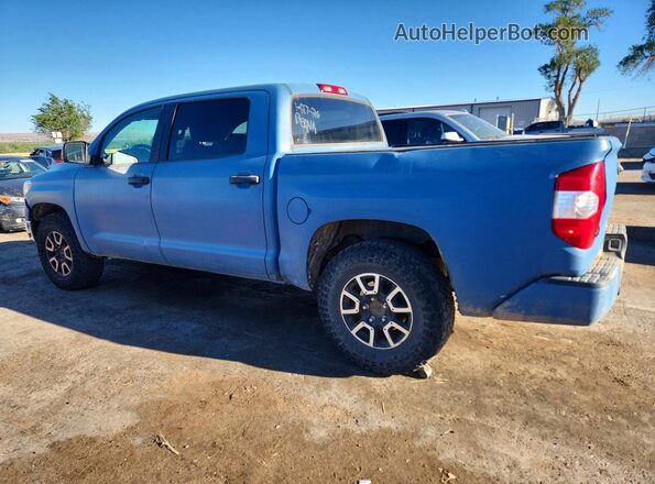 5TFDW5F14HX616171 2017 TOYOTA TUNDRA Синий Задняя левая четверть