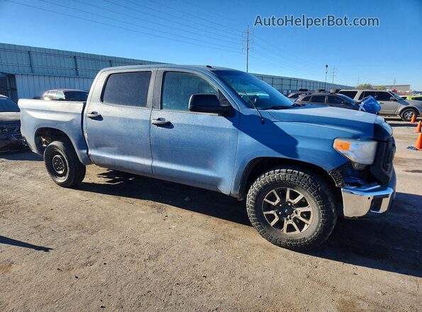 5TFDW5F14HX616171 2017 TOYOTA TUNDRA Синий Передняя правая четверть