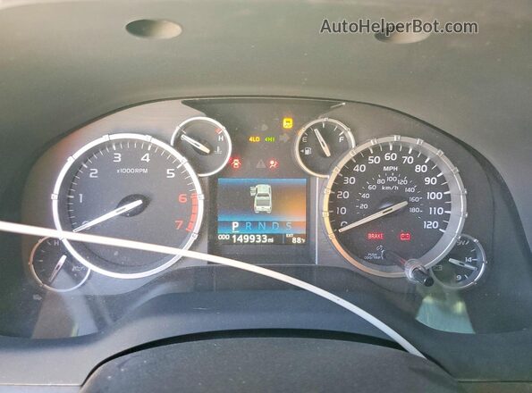 5TFDW5F14HX648585 2017 TOYOTA TUNDRA Silver Vista del cuadro de instrumentos