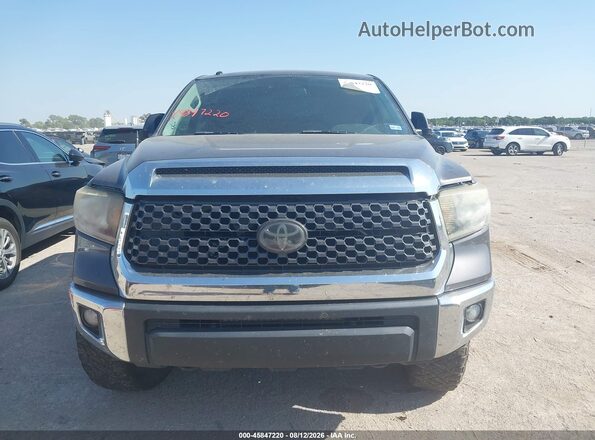 5TFDW5F14JX709195 2018 TOYOTA TUNDRA Gray Вид щитка приладів