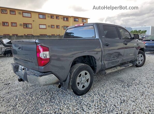 5TFDW5F14KX836031 2019 TOYOTA TUNDRA Gray Rear view