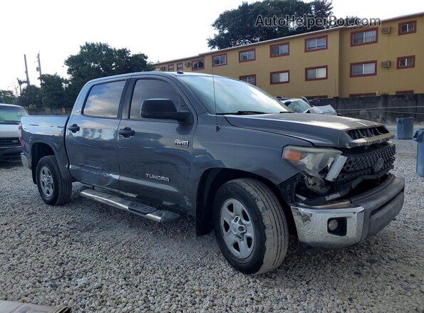 5TFDW5F14KX836031 2019 TOYOTA TUNDRA Gray Dashboard view