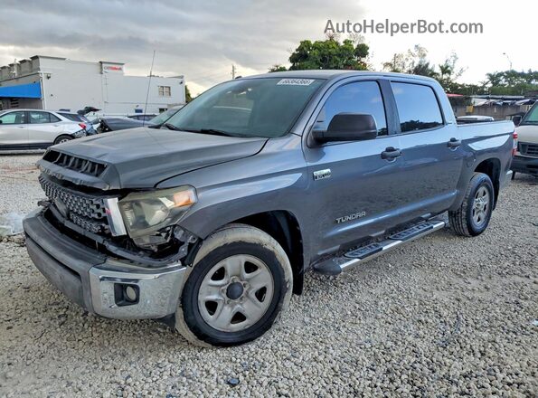 5TFDW5F14KX836031 2019 TOYOTA TUNDRA Gray Rear left