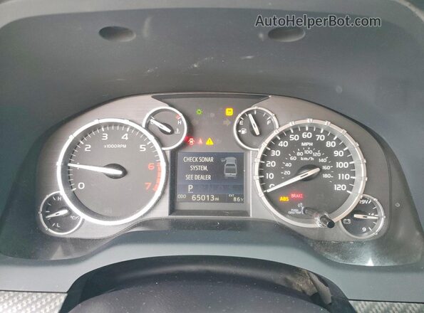 5TFDY5F10GX520899 2016 TOYOTA TUNDRA Gray ხელსაწყოთა პანელის ხედი
