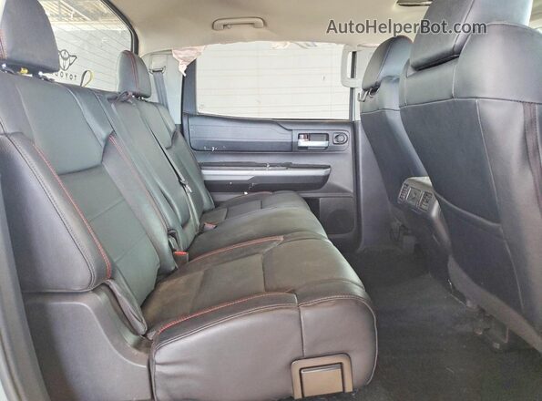 5TFDY5F10MX018180 2021 TOYOTA TUNDRA Gray Vista de los asientos traseros